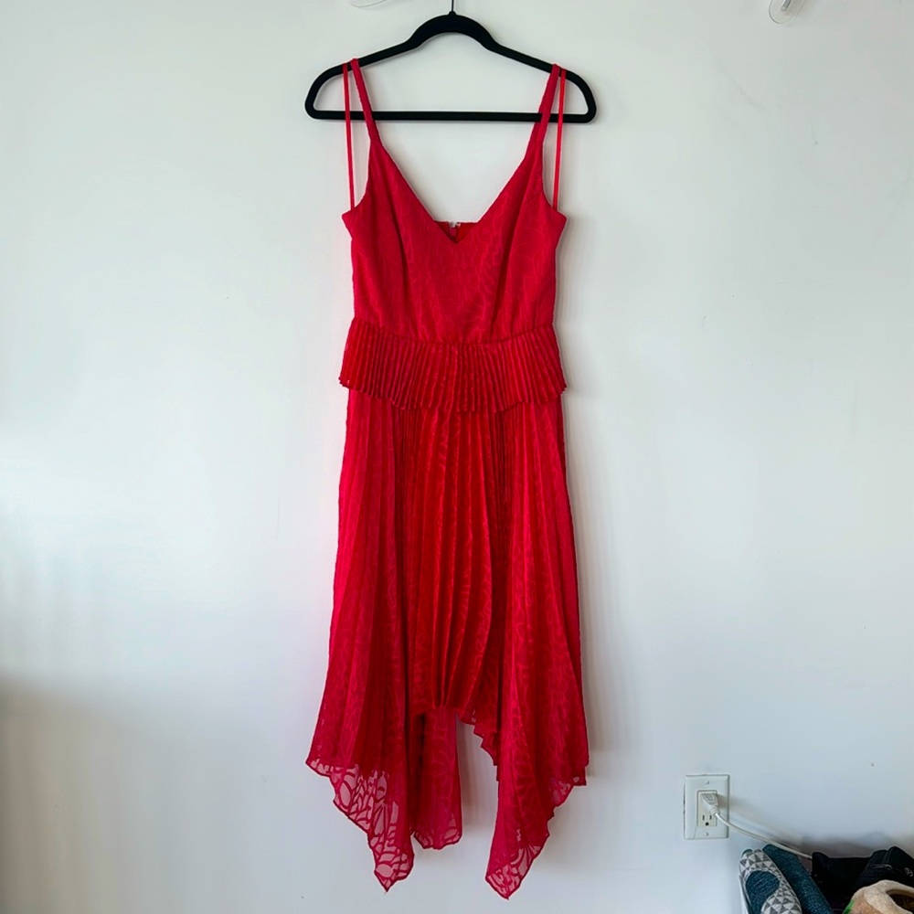 NWT BCBG Max Azria Pleated Midi Dress